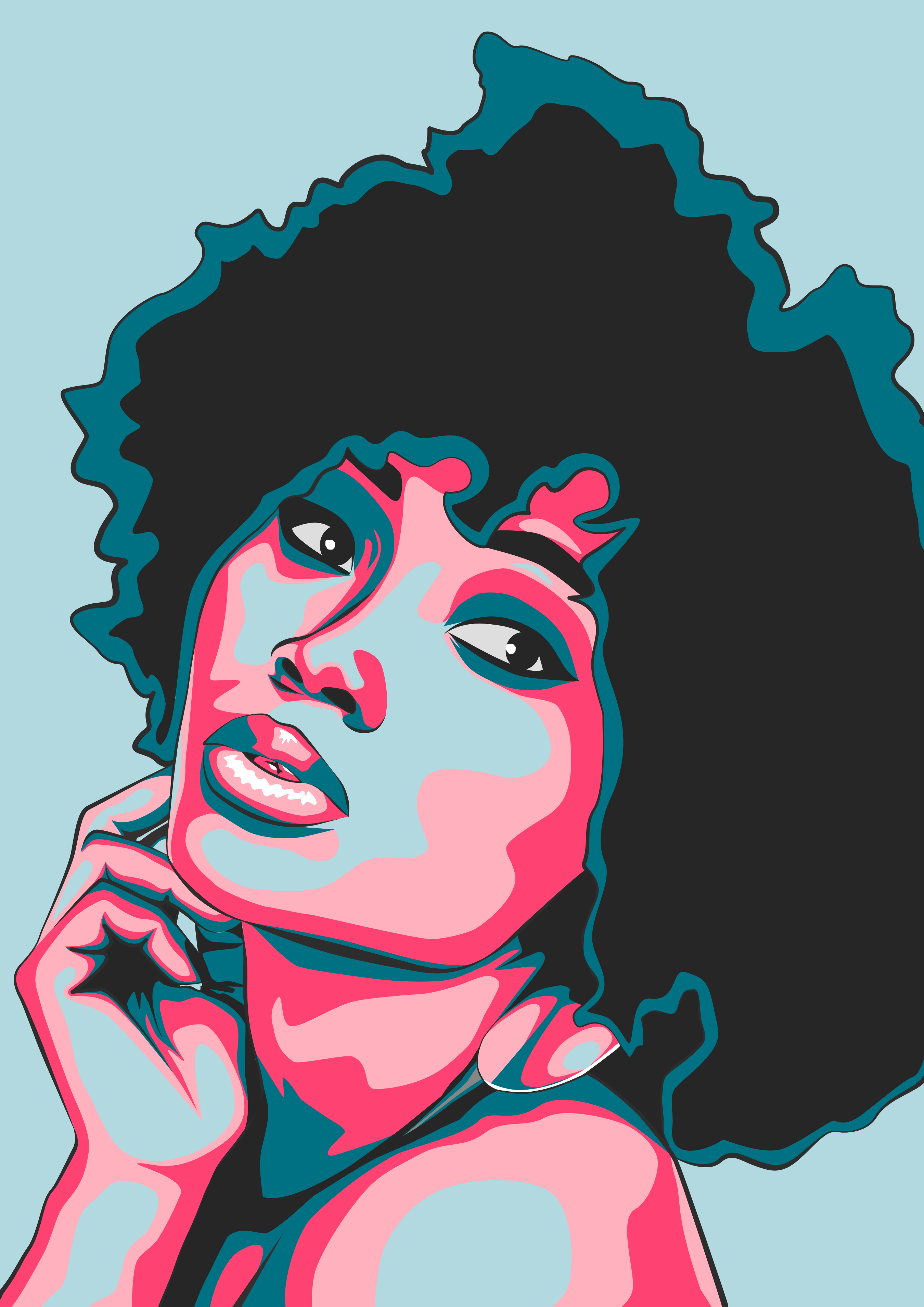 Graphic portrait